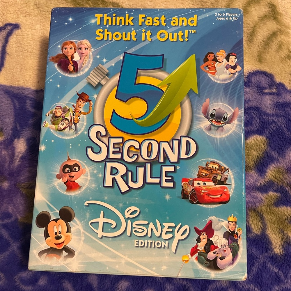 Disney 5 Second Rule Game